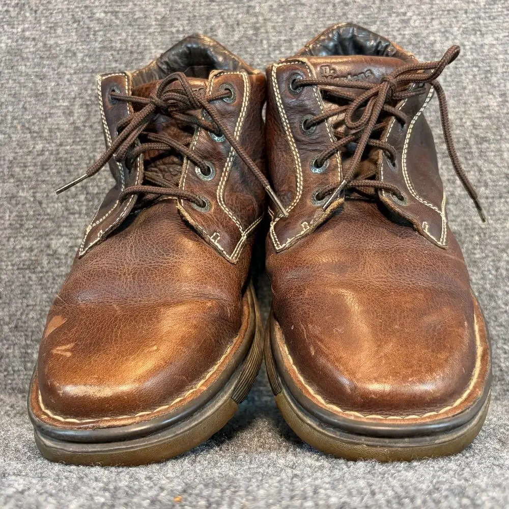 Dr. Martens Brown Leather AirWair Chunky Sole Casual Chukka Boots Men Size 12